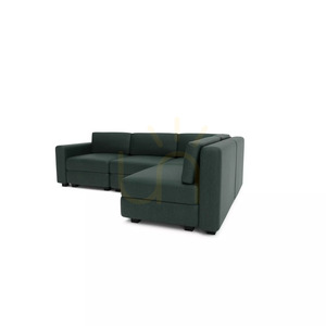 4-osobowa narożna sofa modułowa GRACIA – zielona City Sofa small 3