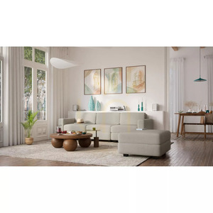 Sofa modułowa GRACIA – moduł końcowy – beżowo-szary City Sofa small 12