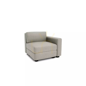 Sofa modułowa GRACIA – moduł końcowy – beżowo-szary City Sofa small 2