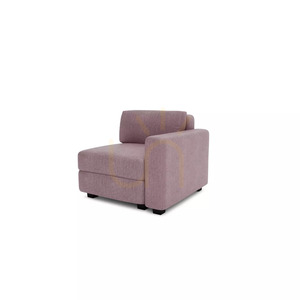 Sofa modułowa GRACIA – moduł końcowy – kolor zgaszonego różu City Sofa small 3