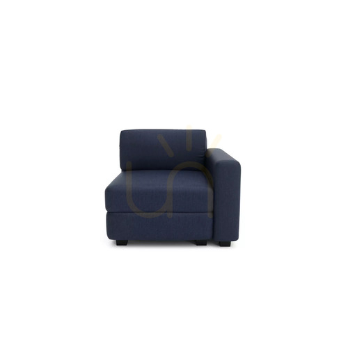 Sprawdź Sofa modułowa GRACIA – moduł końcowy – ciemnoniebieska City Sofa