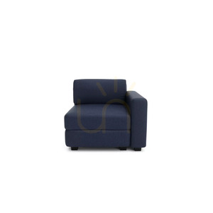 Sofa modułowa GRACIA – moduł końcowy – ciemnoniebieska City Sofa small 0