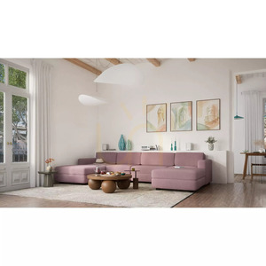 Sofa modułowa GRACIA – pojedynczy moduł – kolor zgaszonego różu City Sofa small 10