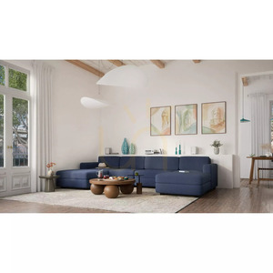Sofa modułowa GRACIA – pojedynczy moduł – ciemnoniebieska City Sofa small 10