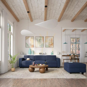 Sofa modułowa GRACIA – pojedynczy moduł – ciemnoniebieska City Sofa small 11