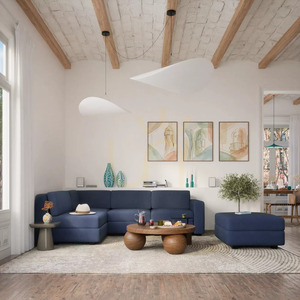Sofa modułowa GRACIA – pojedynczy moduł – ciemnoniebieska City Sofa small 5