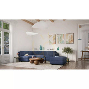 Sofa modułowa GRACIA – pojedynczy moduł – ciemnoniebieska City Sofa small 7