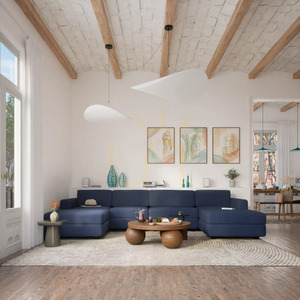 Sofa modułowa GRACIA – pojedynczy moduł – ciemnoniebieska City Sofa small 8