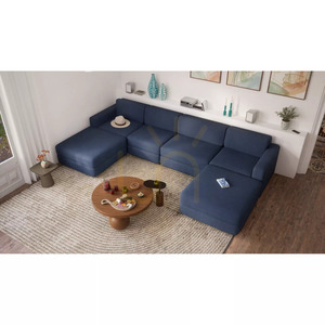 Sofa modułowa GRACIA – pojedynczy moduł – ciemnoniebieska City Sofa small 9