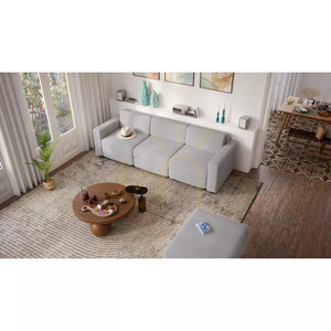 Sofa modułowa GRACIA – pojedynczy moduł – szara City Sofa small 11