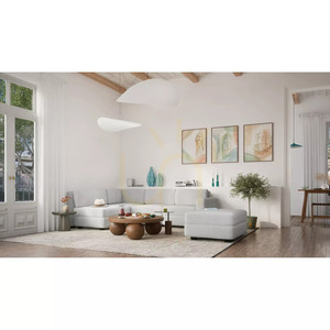 Sofa modułowa GRACIA – pojedynczy moduł – szara City Sofa small 6