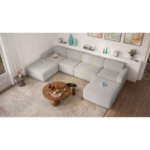 Sofa modułowa GRACIA – pojedynczy moduł – szara City Sofa small 8