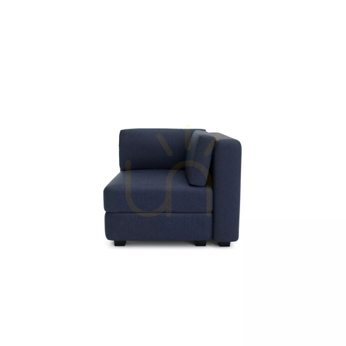 Sprawdź Sofa modułowa GRACIA – moduł narożny – ciemnoniebieska City Sofa