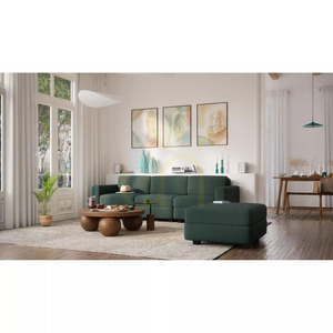 Sofa modułowa GRACIA – moduł pufowy – zielony City Sofa small 6