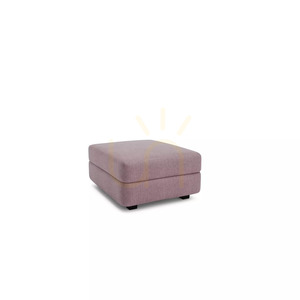 Sofa modułowa GRACIA – moduł pufowy – kolor zgaszonego różu City Sofa small 2