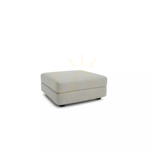 Sofa modułowa GRACIA – duży moduł pufowy – beżowo-szary City Sofa small 2
