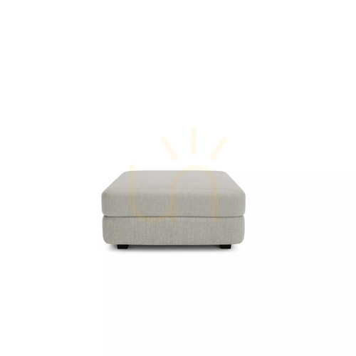 Sprawdź Sofa modułowa GRACIA – duży moduł pufowy – beżowo-szary City Sofa