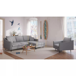 4-osobowa sofa narożna ALFAMA – szara City Sofa small 6