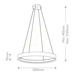 Lampa wisząca LED Larousse 75⌀ - Czarny, mosiądz - KICHLER small 10