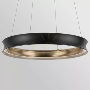 Lampa wisząca LED Larousse 75⌀ - Czarny, mosiądz - KICHLER small 3