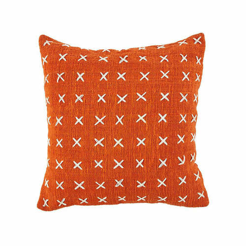 Sprawdź Poszewka na poduszkę BAZAR BIZAR 50x50 cm bawełna terakota-biała