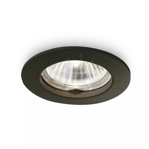 Sprawdź Oprawa wpuszczana Ideallux JAZZ 243818 czarna GU10 1x50W 7,3 cm