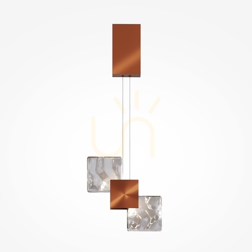 Sprawdź Lampa wisząca Maytoni Quadro miedziana LED 5W 3000K MOD519PL-L8C3K