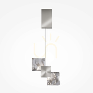 Lampa wisząca Maytoni Quadro platyna LED 5W 3000K MOD519PL-L8PT3K small 2