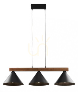 Lampa wisząca Sigma DECO 3 czarny/ciemny brąz 41634 0 Lampa wisząca Sigma DECO 3 czarny/ciemny brąz 41634 small 0