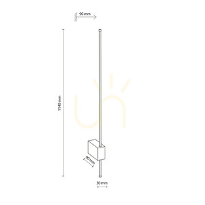 Lixa Brown Kinkiet LED 18 W small 8