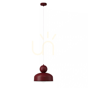 Lampa wisząca Sigma MOSAIC G 1 bordowy 41809 small 0