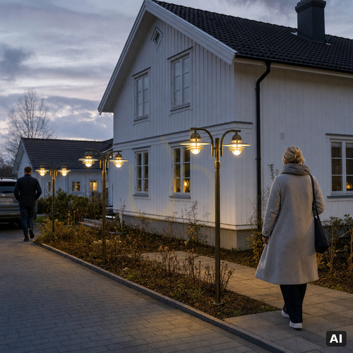 Sprawdź Latarnia ogrodowa Oslo 2014BD złoty E27 NORLYS