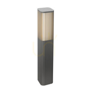 Słupek oświetleniowy LED ASTRID 2212, 85 cm, 10,4 W, 3000 K, jasnoszary RAL 9006 – NORLYS small 0