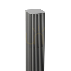 Słupek oświetleniowy LED ASTRID 2212, 85 cm, 10,4 W, 3000 K, jasnoszary RAL 9006 – NORLYS small 1