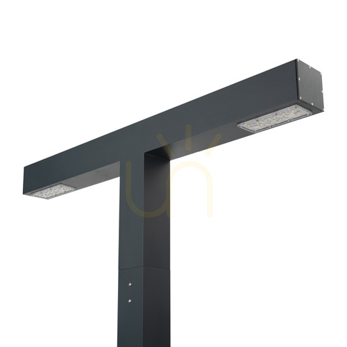 Sprawdź Oprawa słupowa LED Norlys Trelleborg 2613GR, podwójna głowica na słup 100×110 mm, grafitowa RAL 7016, 41,6 W 3000 K, DALI2