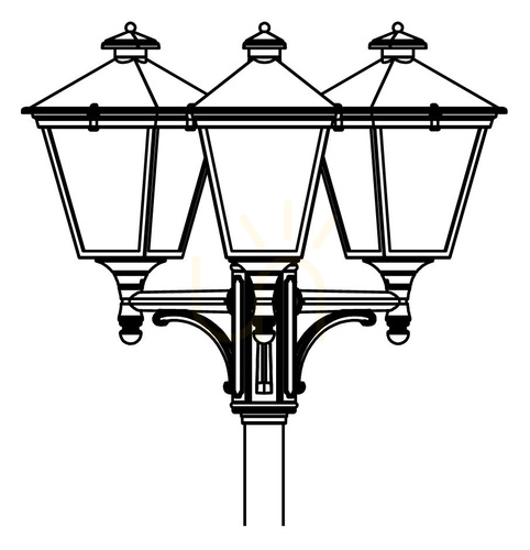 Sprawdź Latarnia ogrodowa London 4132BC miedziany LED NORLYS