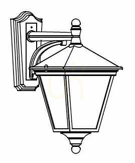 Sprawdź Kinkiet zewnętrzny London 4136BC miedziany LED NORLYS
