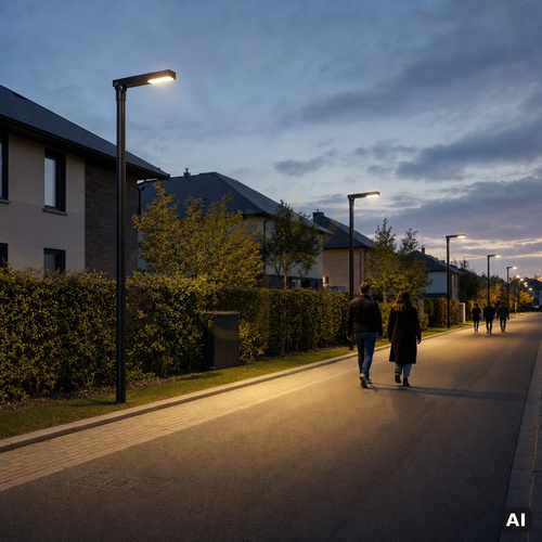 Sprawdź Oprawa parkowa NORLYS Asker Head 4382BL na słup Ø60 LED 19,6W 3000K IP65 czarna