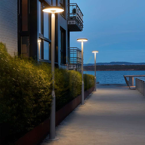 Sprawdź Oprawa słupowa nasadzana Norlys Borg 5144AL aluminium LED 32W 4000K