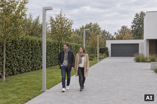 Sprawdź Latarnia ogrodowa Asker 5228AL srebrny LED NORLYS