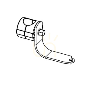 Adapter montażowy z obejmą NORLYS 6729GR do opraw Moss, grafitowy small 1