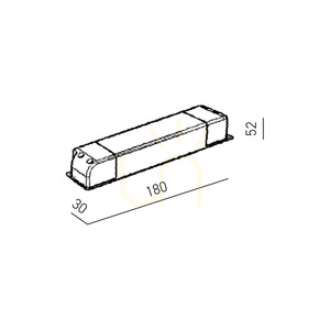 Zasilacz zdalny GAETA TR R1 (FTRAR1) do szyn Firenze i Gaeta, 75 W – Gea Luce small 1