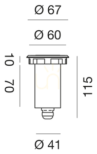 Lampa najazdowa GES220C Gea Luce IP67 small 1