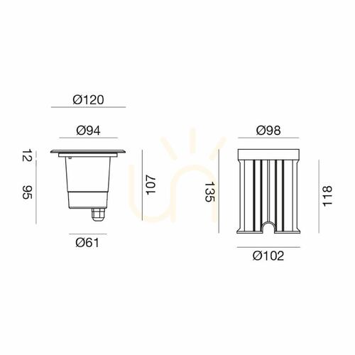 Sprawdź Lampa najazdowa GES270 Gea Luce IP67