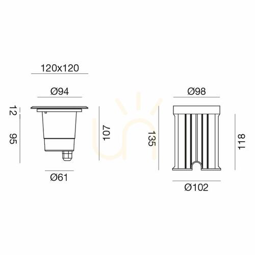 Sprawdź Lampa najazdowa GES271 Gea Luce IP67