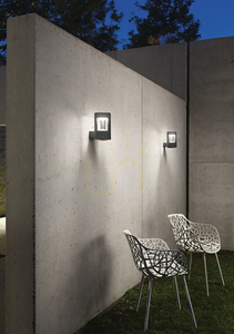 Kinkiet zewnętrzny GES482 Srebrny Gea Luce IP54 small 1