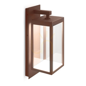 Kinkiet zewnętrzny LED Gea Luce GES772C, brązowy, 3000 K, IP54 small 0