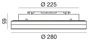 Plafon zewnętrzny GES830 biały Gea Luce IP66 small 2