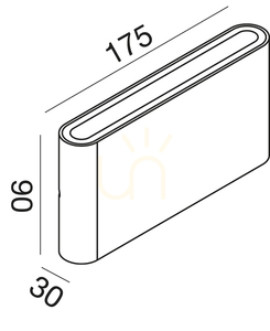 Kinkiet zewnętrzny GES881C Grafitowy Gea Luce IP54 small 1
