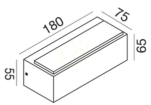 Kinkiet zewnętrzny GES961 Biały Gea Luce IP65 small 1